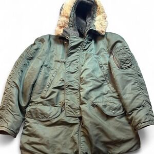 Jacket Flying Nylon Twill Sage Green USAF 1511 N-3B Southern‎ Athletic Medium